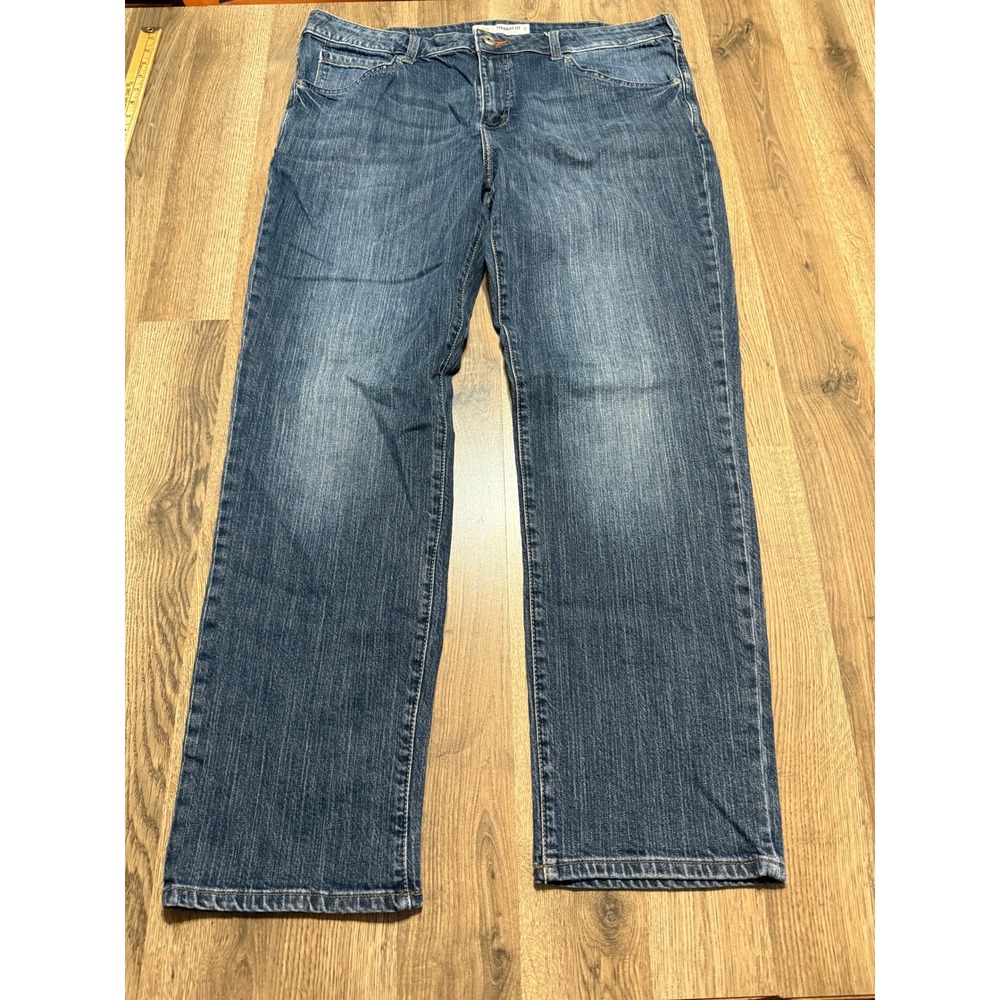 Lee Modern Series Straight Fit Mens Size 40x32 Blue Denim Jeans Straight Leg